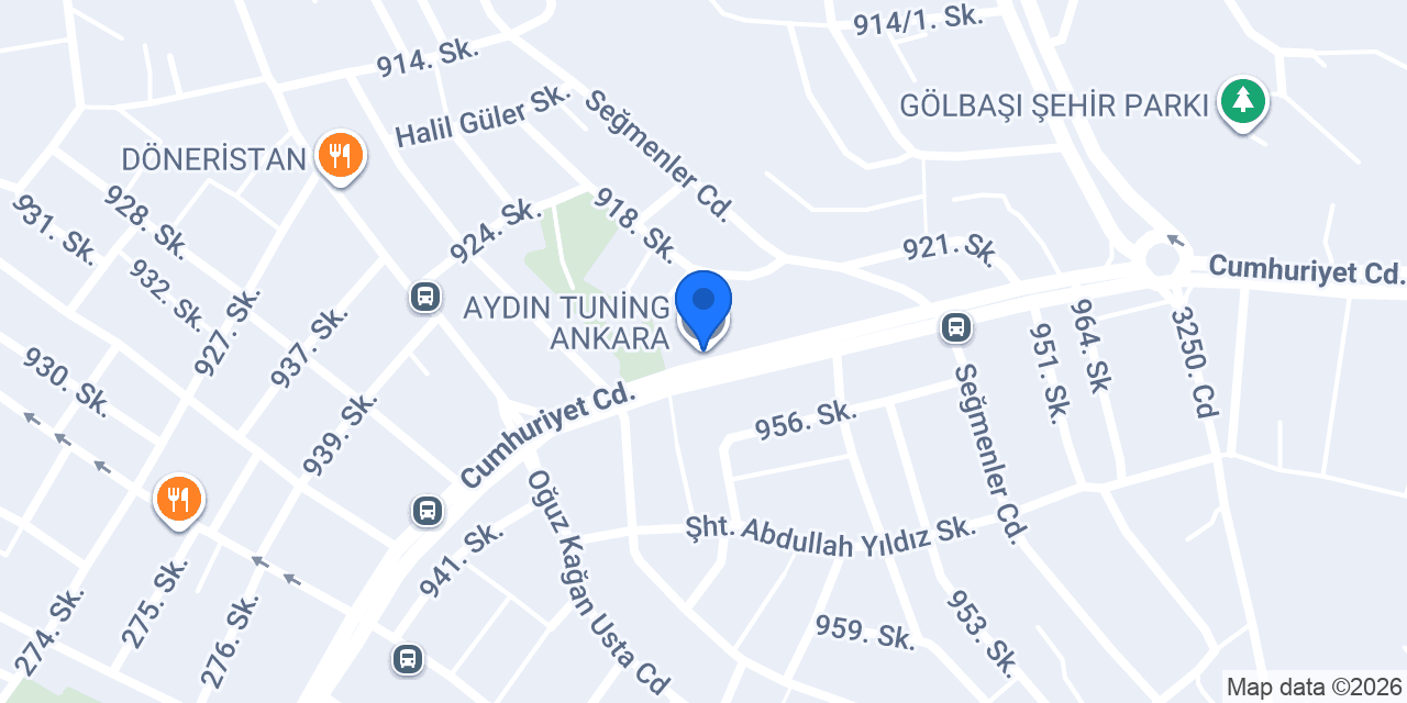 AYDIN TUNİNG ANKARA konumu