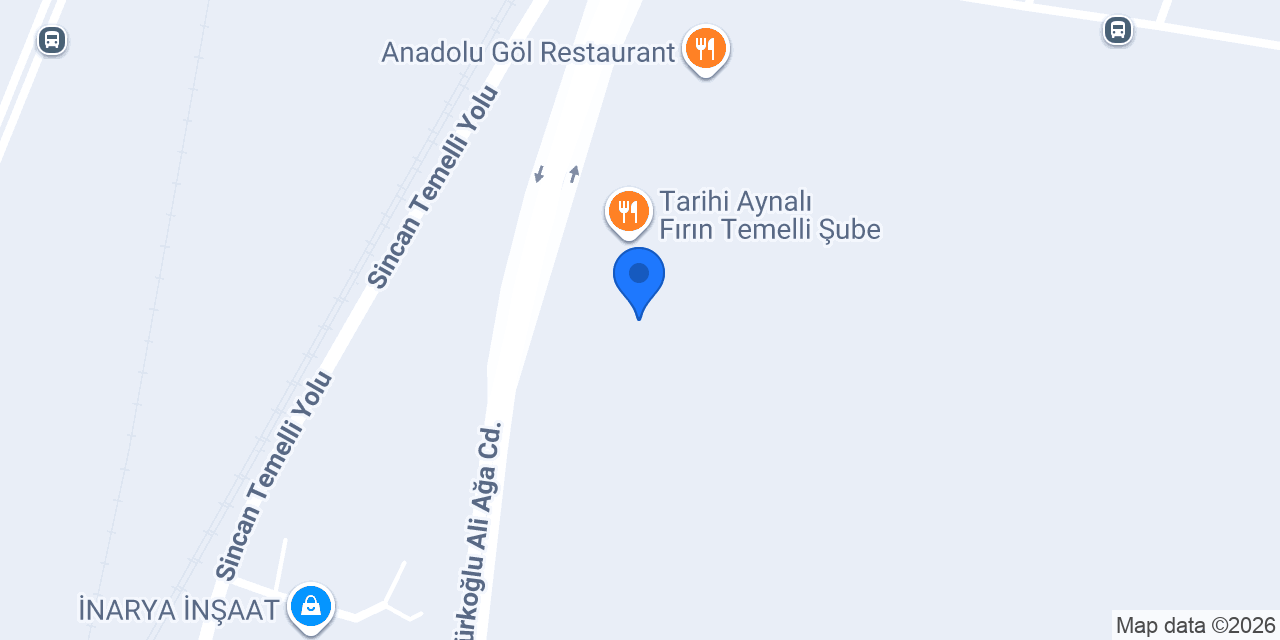 Tarihi Aynalı Fırın Temelli Şube konumu
