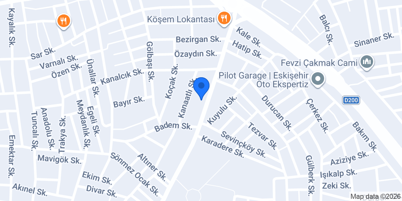 Eskişehir Kuzu Kokoreç konumu