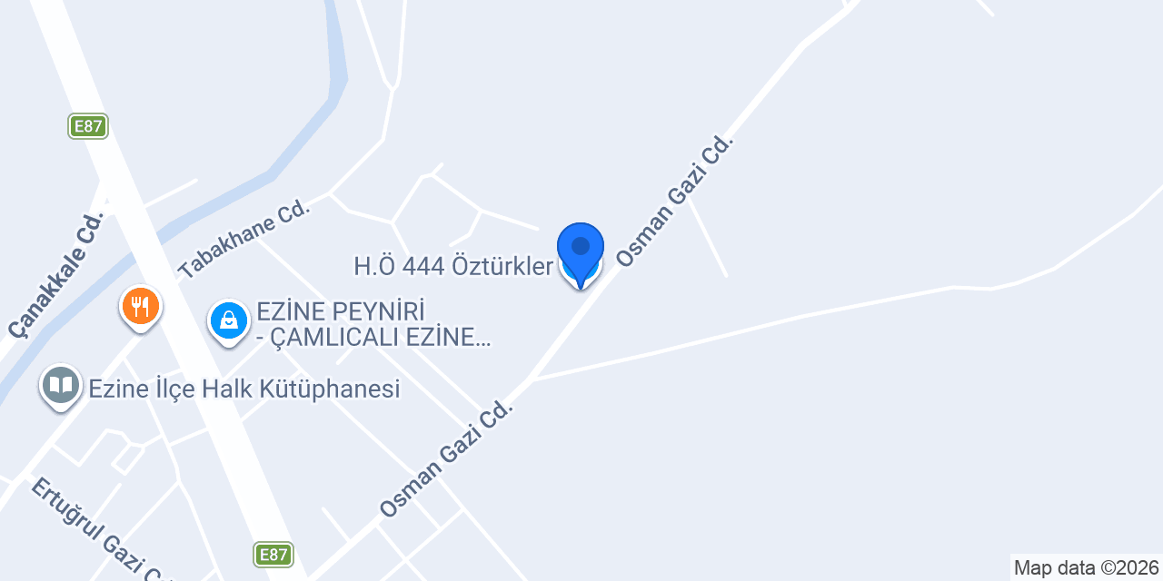 H.Ö 444 Öztürkler konumu