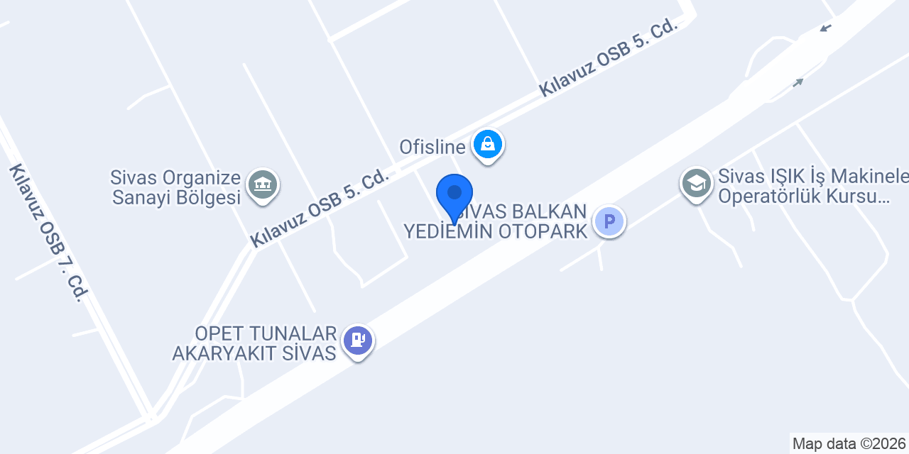 Jenika Group Sivas konumu