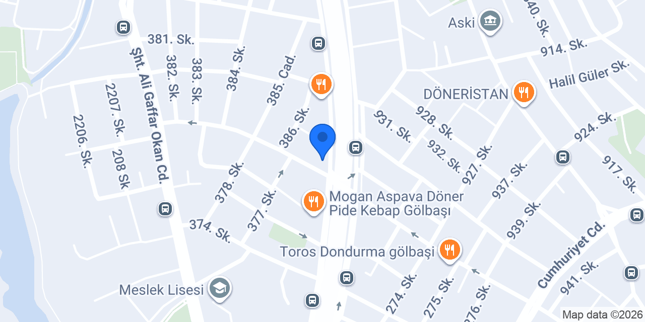 Başaran optik konumu