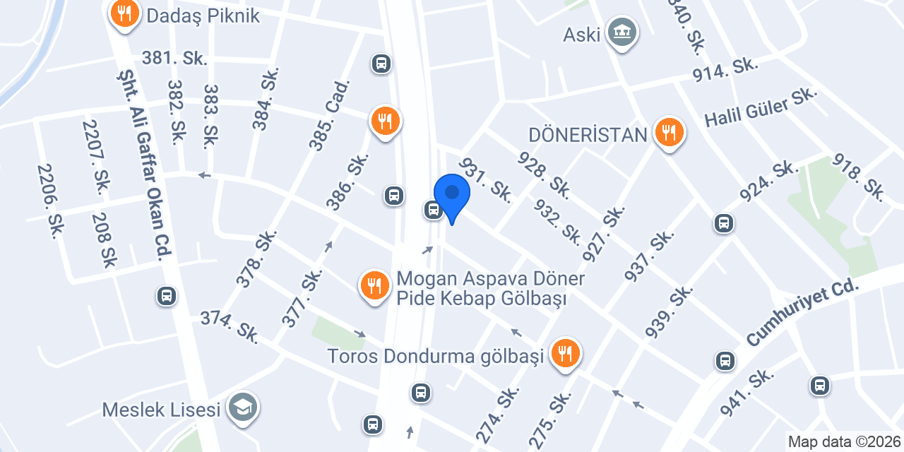 Oğuz DOĞANOĞLU & Gölbaşı Muhasebe konumu