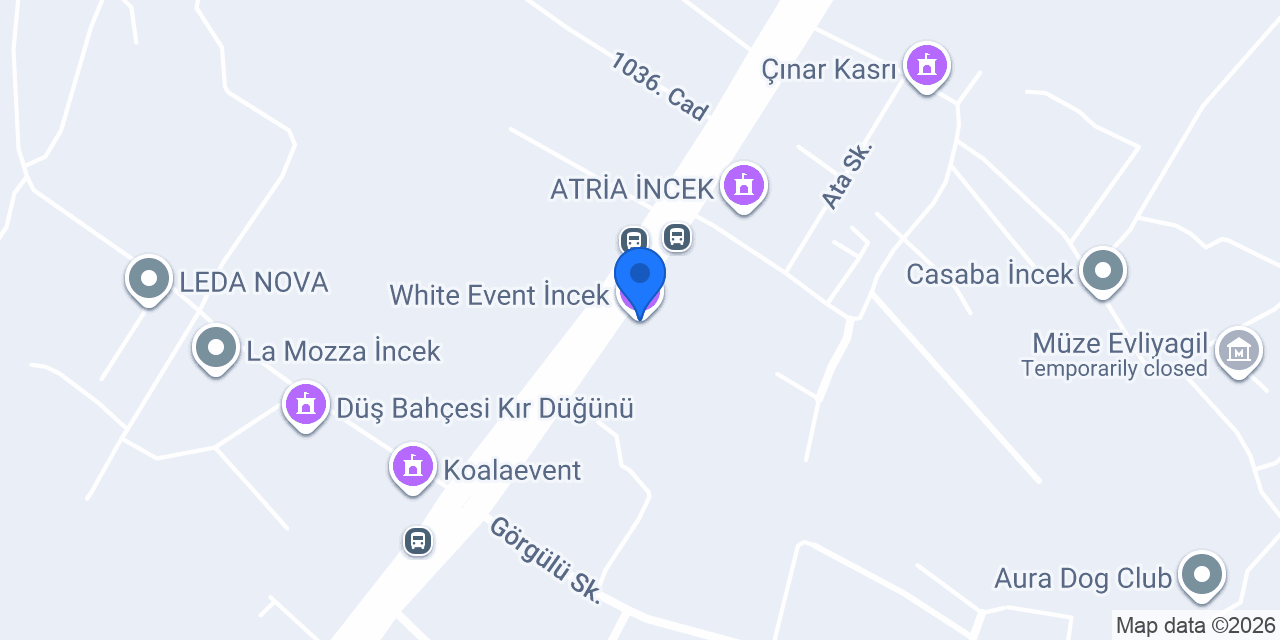 White Event İncek konumu