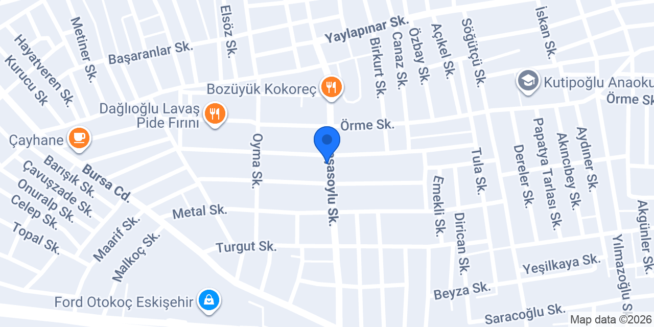 Şarlak Kara Fırın konumu