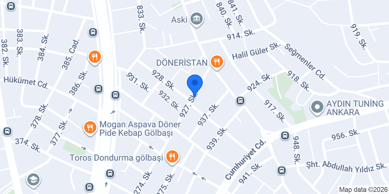 İnci Çiçek Ltd.Şti konumu