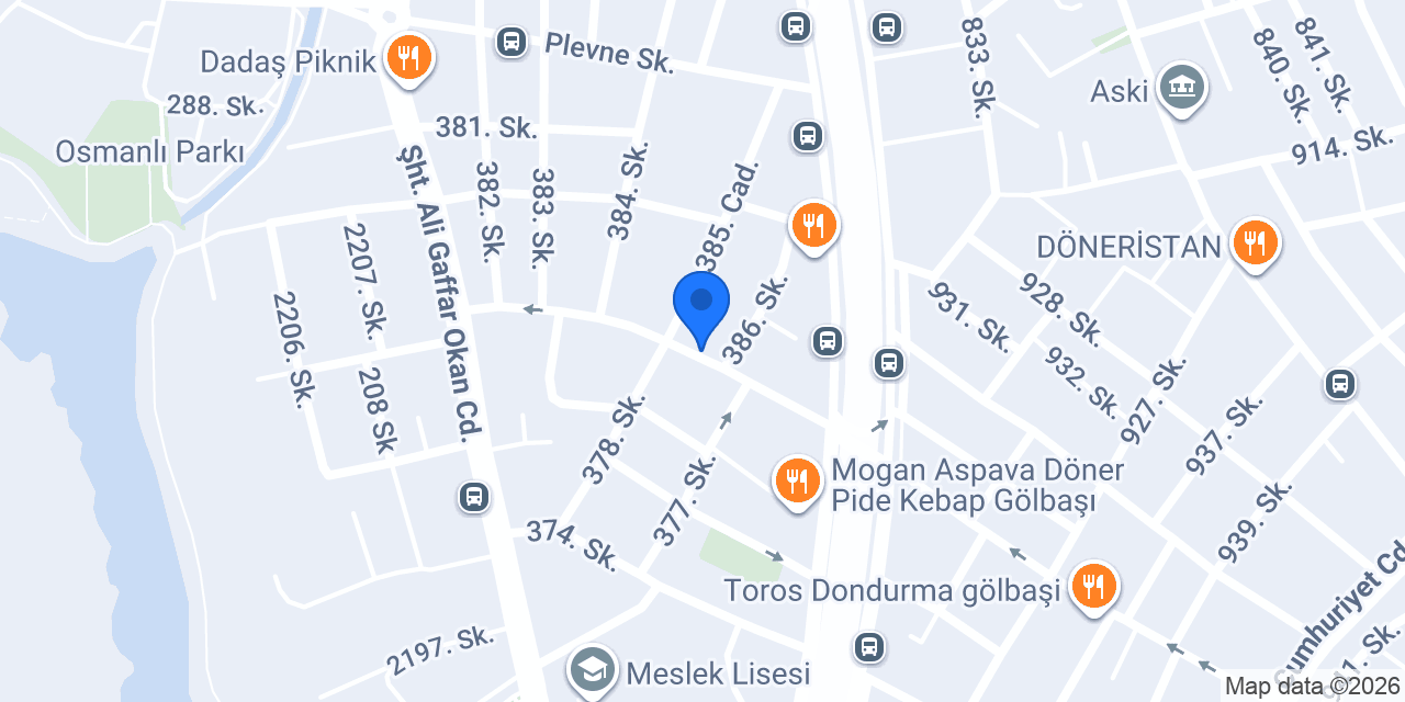 Karacaoğlu Elektrik konumu