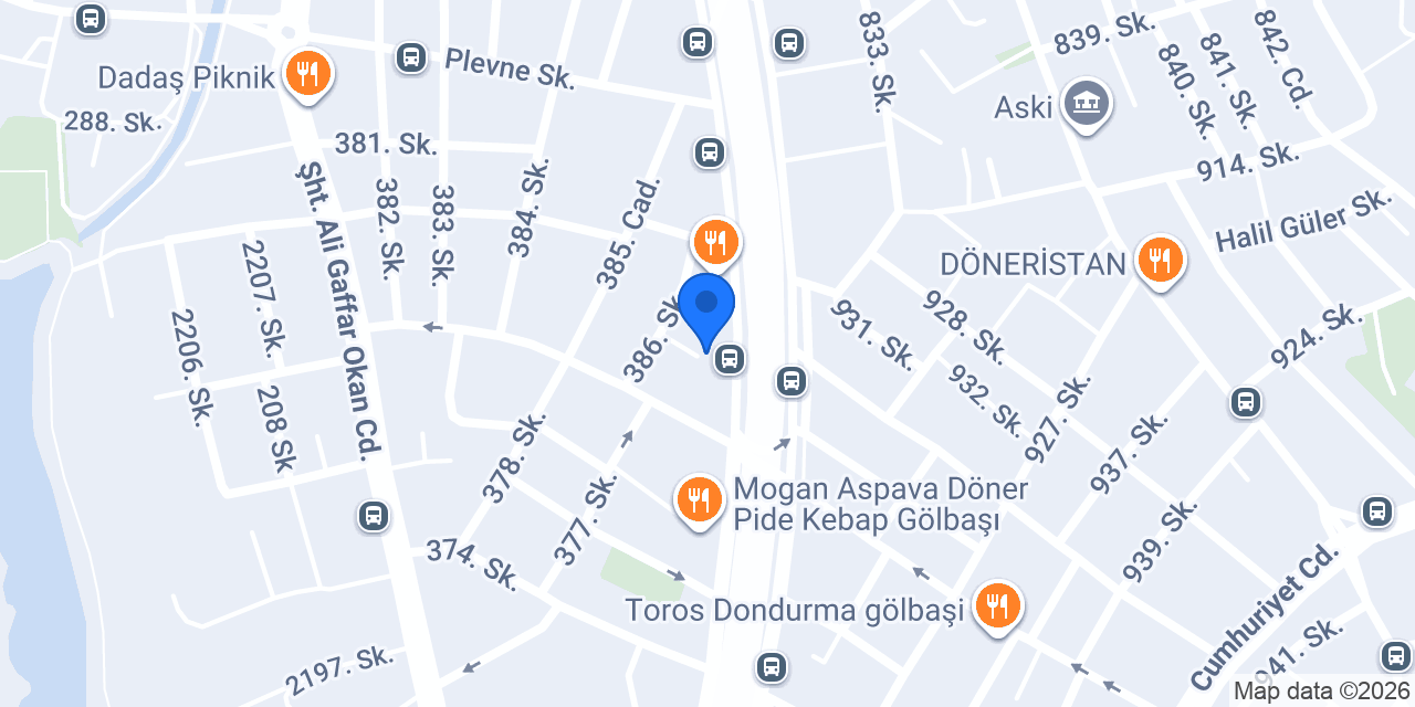 QNB Gölbaşı Şubesi konumu