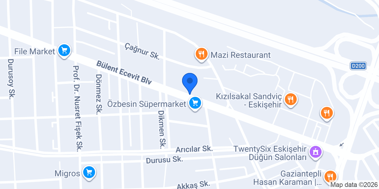 Design Haus-Eskişehir konumu