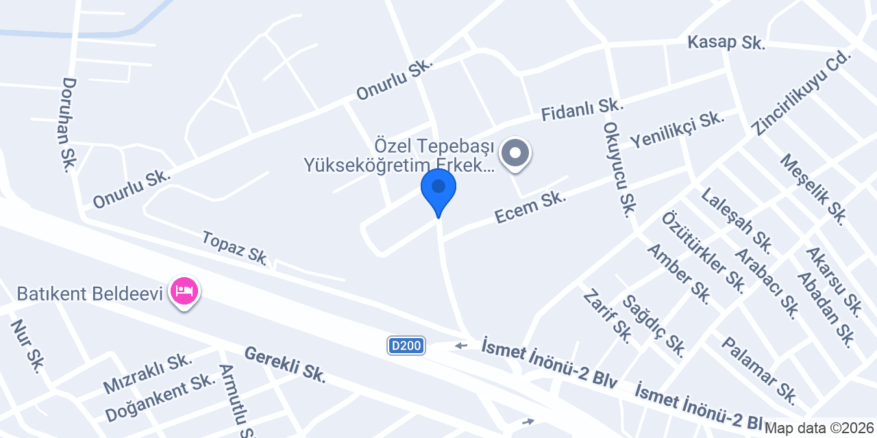 Düzgün Sürücü Kursu konumu