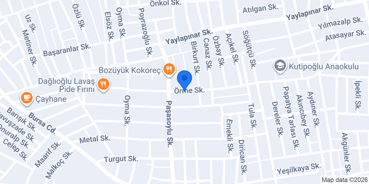 Genç Spot Mobilya konumu