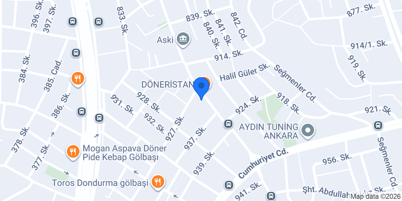 Tarihi Antakya Döneri konumu