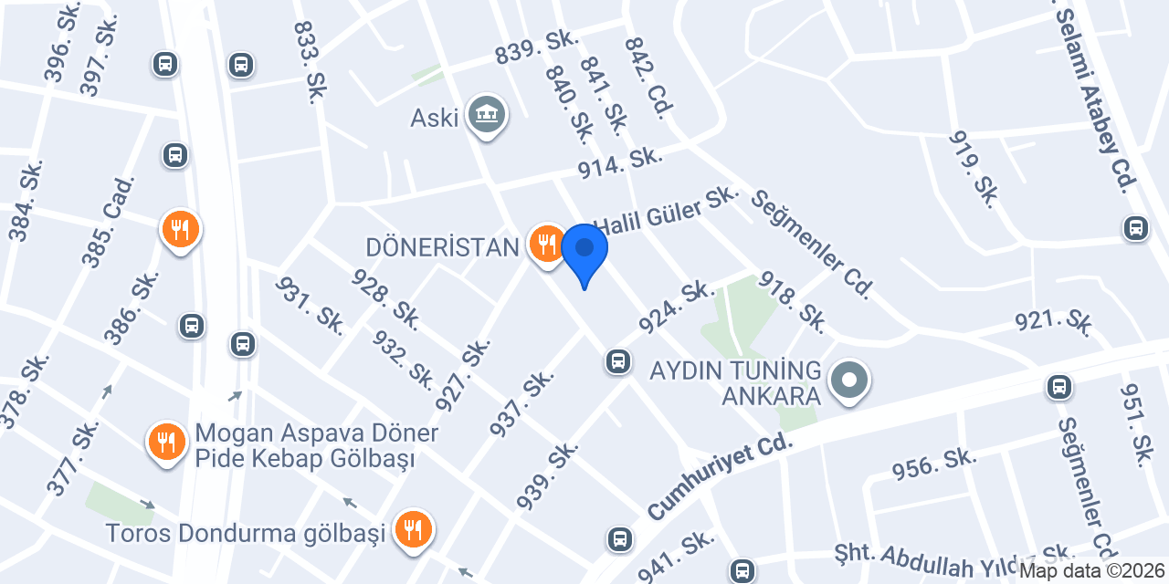 Studyo S&S Gölbaşı konumu