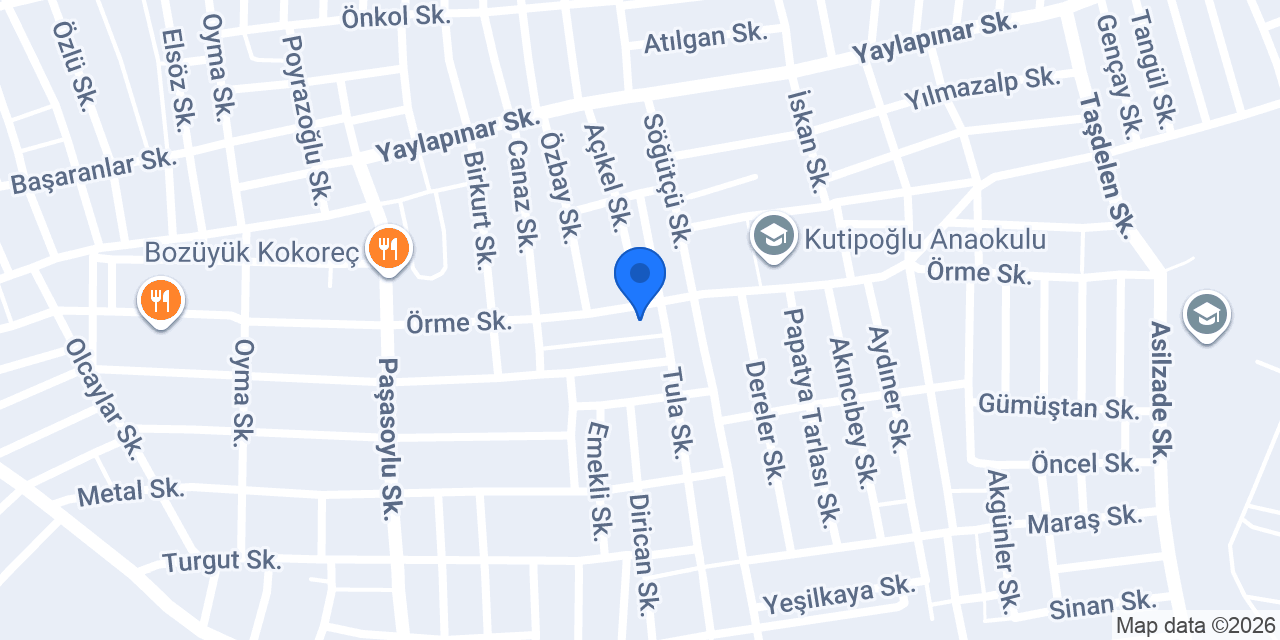 Eskişehir Timurlar Sigorta Tolay Şubesi konumu