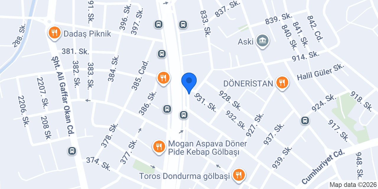 Türkiye Finans Gölbaşı Şubesi konumu