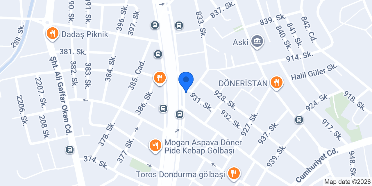 Garanti BBVA Gölbaşı Şubesi konumu