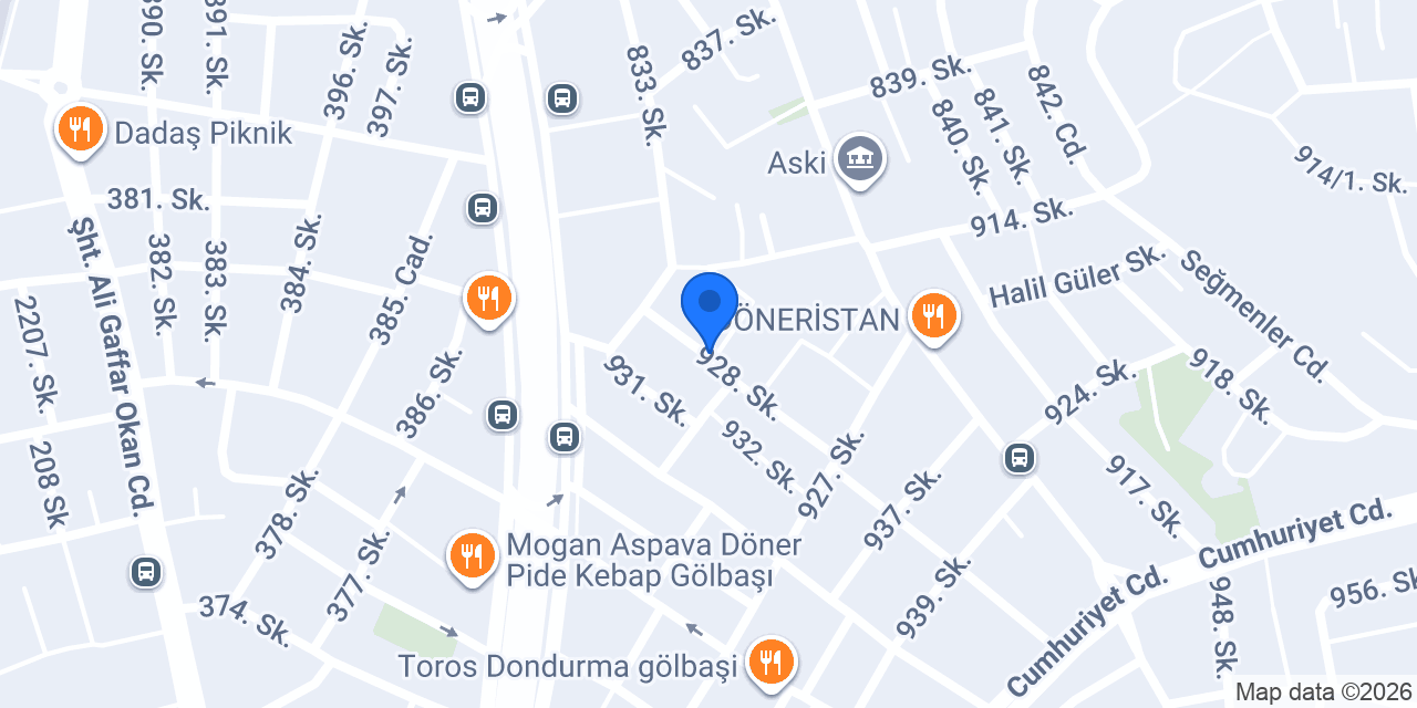 Boran Oto konumu