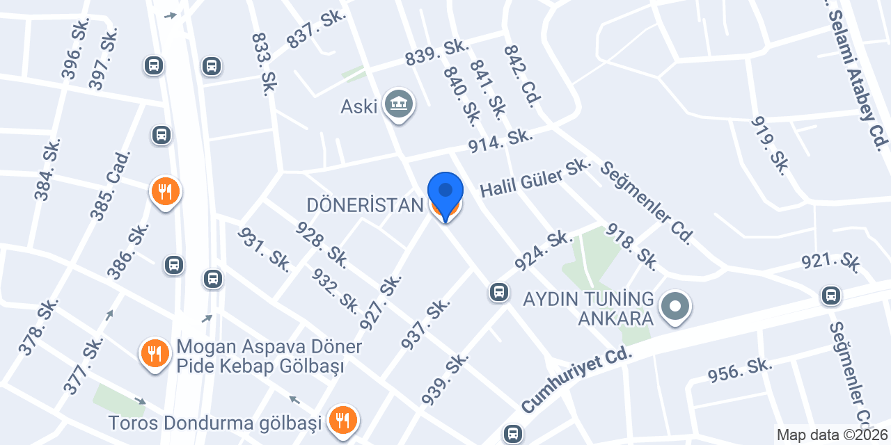 DÖNERİSTAN konumu