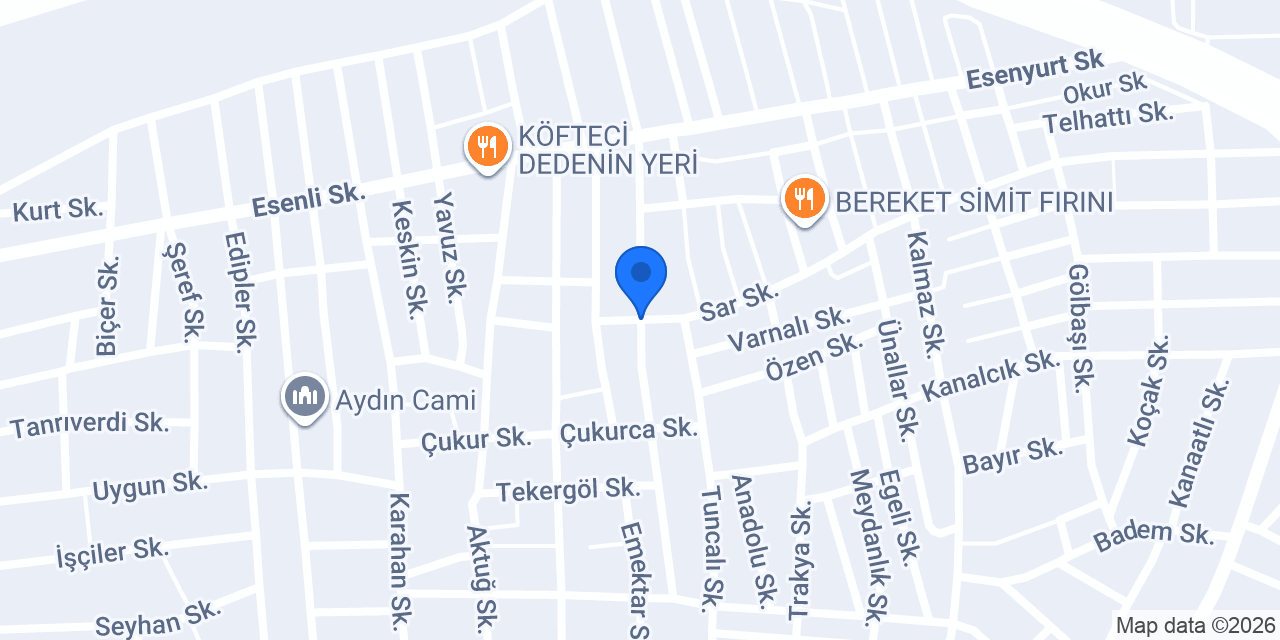 Zafer Mahallesi Farmasi konumu