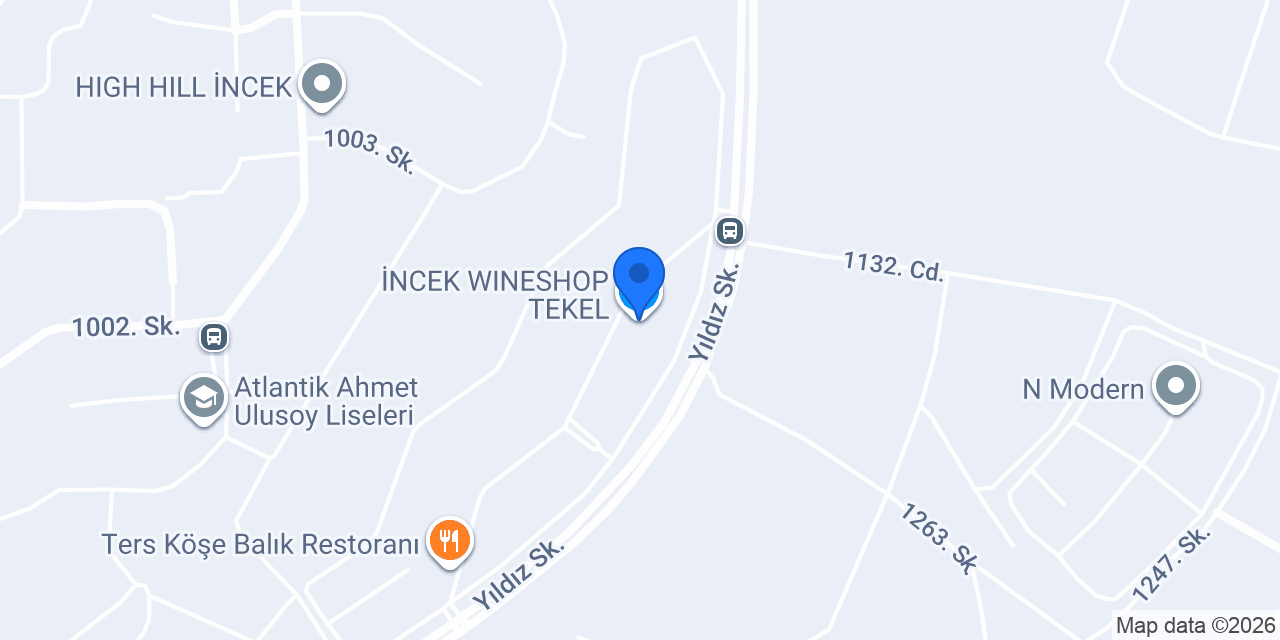İNCEK WINESHOP TEKEL konumu