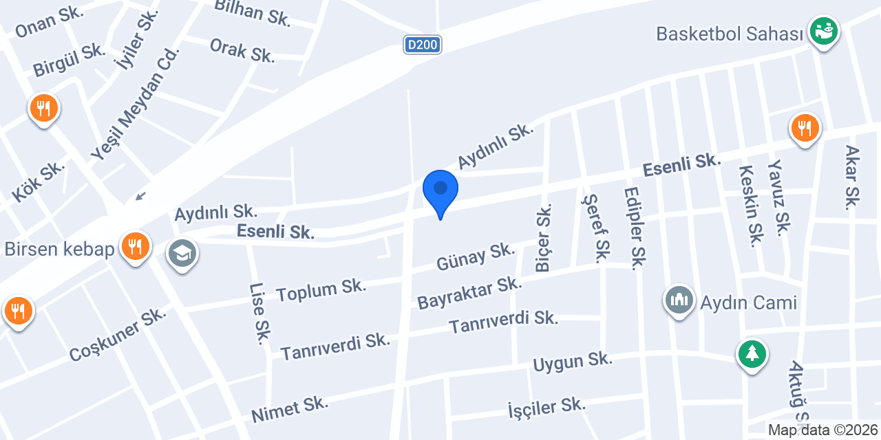 Noon Fırın Pastane konumu