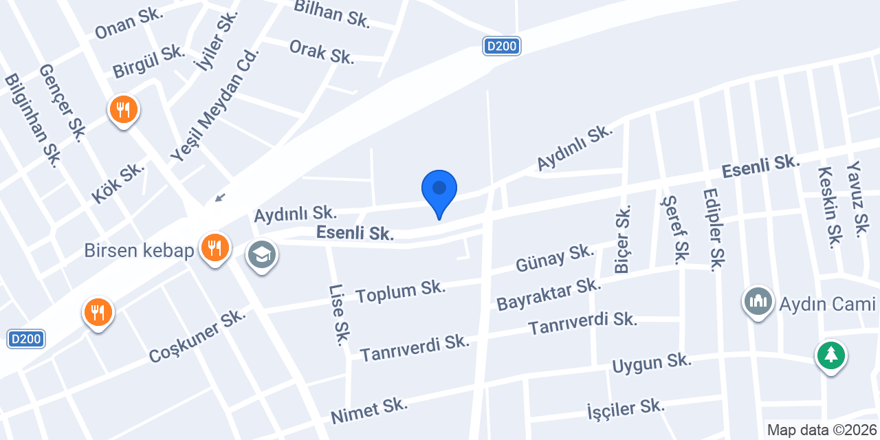Ünal Bay Bayan Terzi konumu
