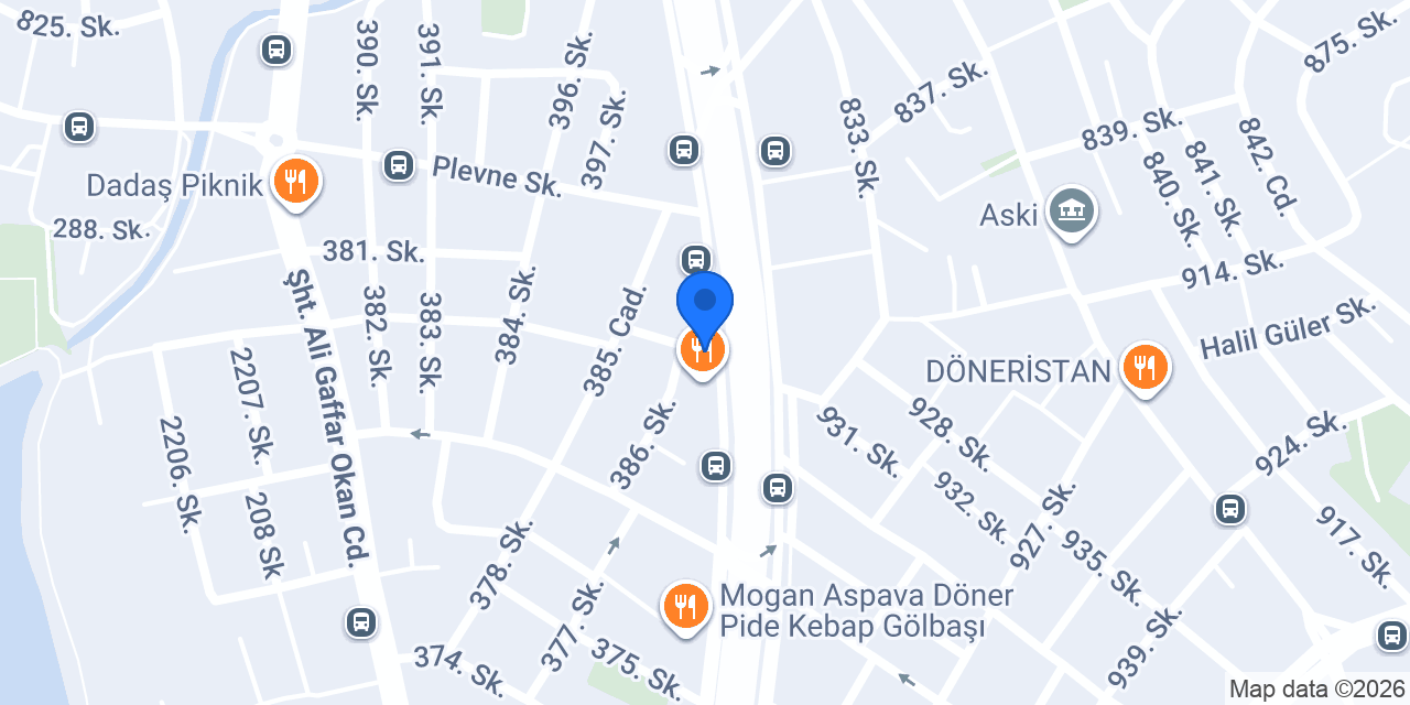 ASLANOĞLU BAKLAVA KADAYIF DONDURMA konumu