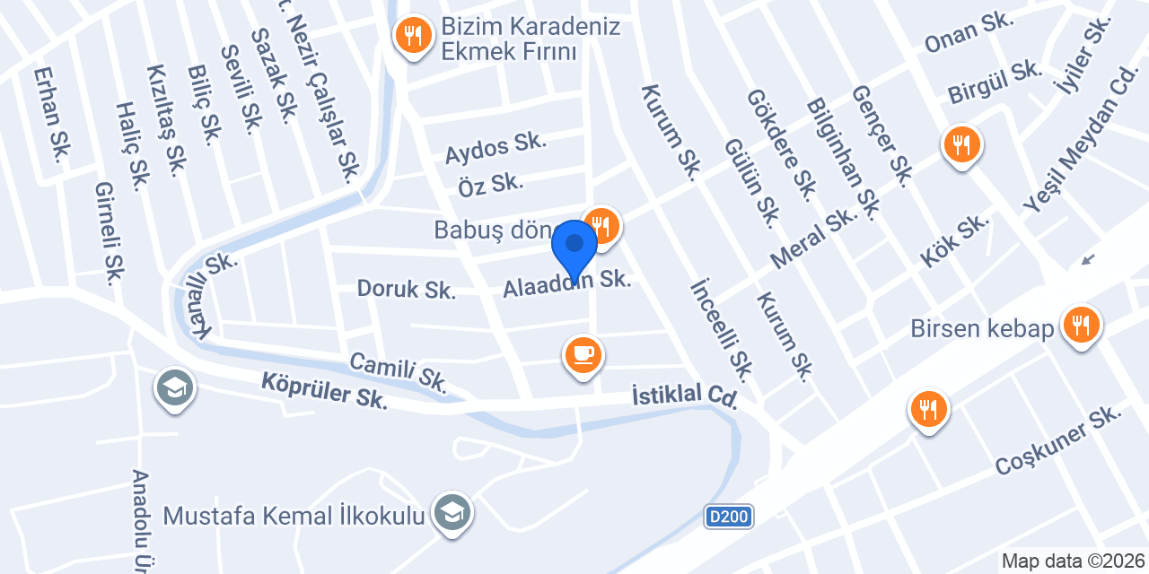 Cumhur Bayan Kuaförü konumu