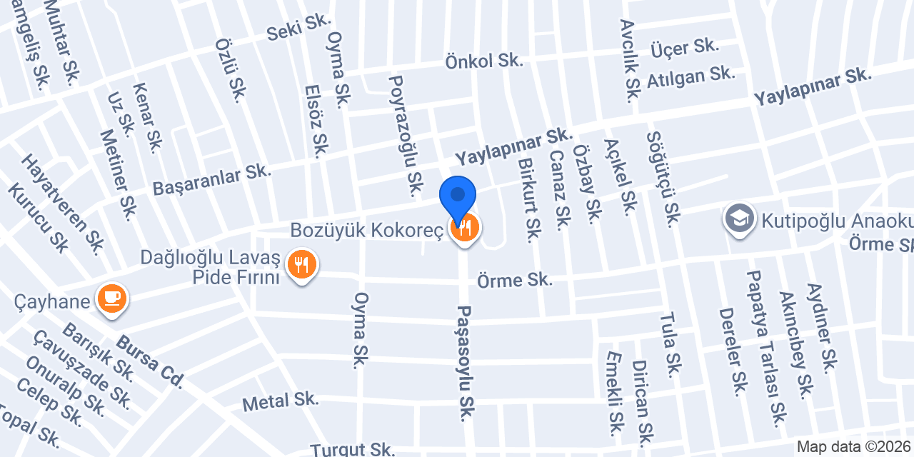 Kırıntı Unlu Mamülleri konumu