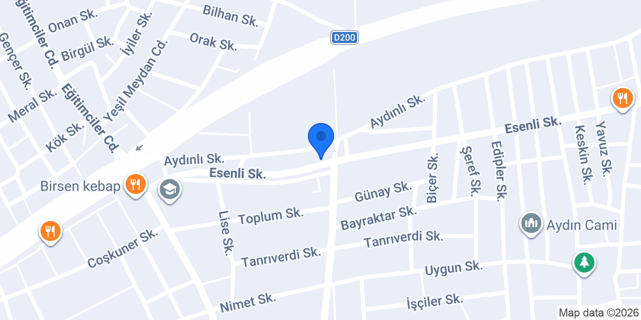 Sil Baştan Kuaför Salonu konumu