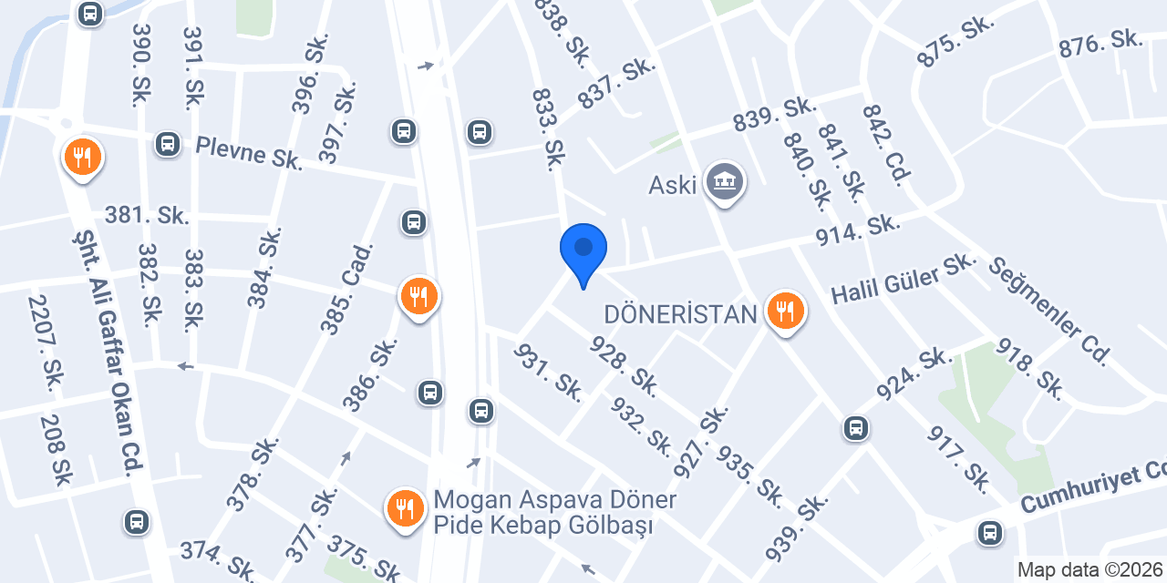Gölbaşı Trafik Müşavirliği konumu