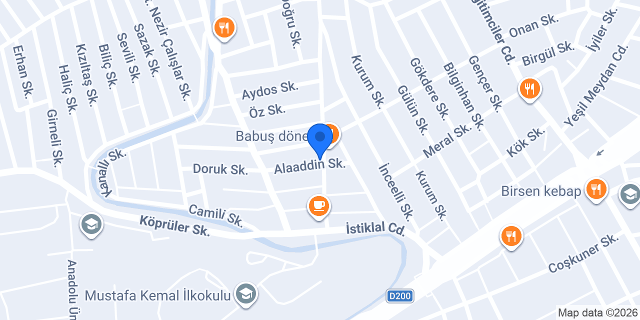 Atahan Apartları konumu