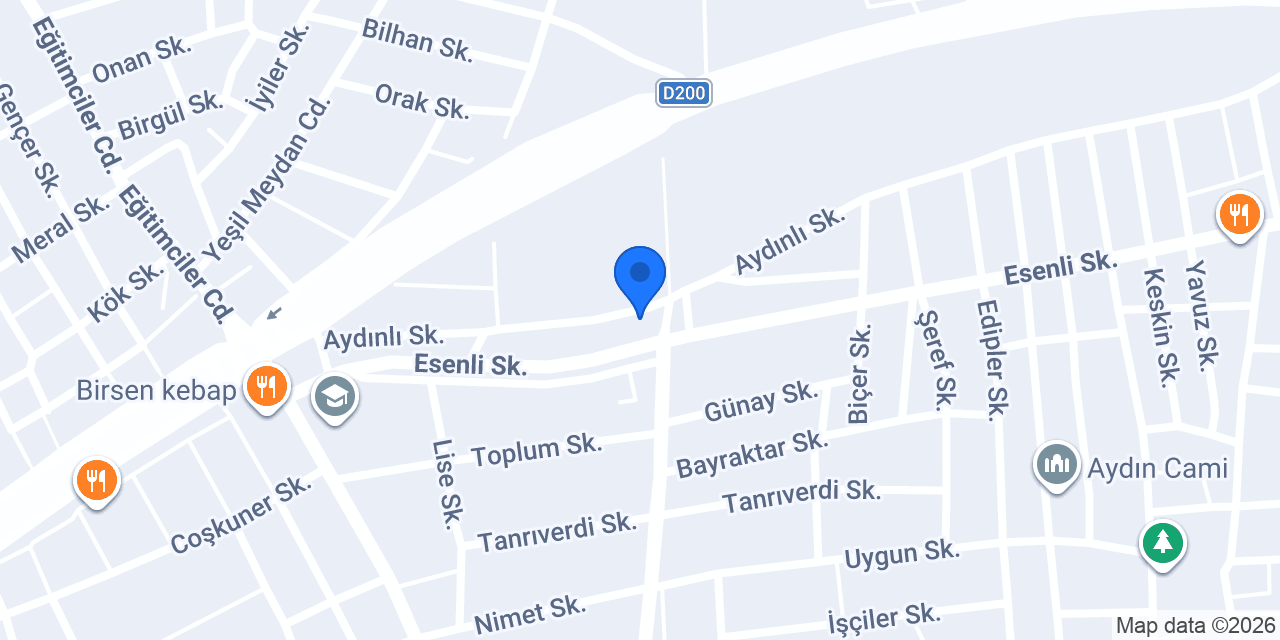 TOSPİK PARK konumu