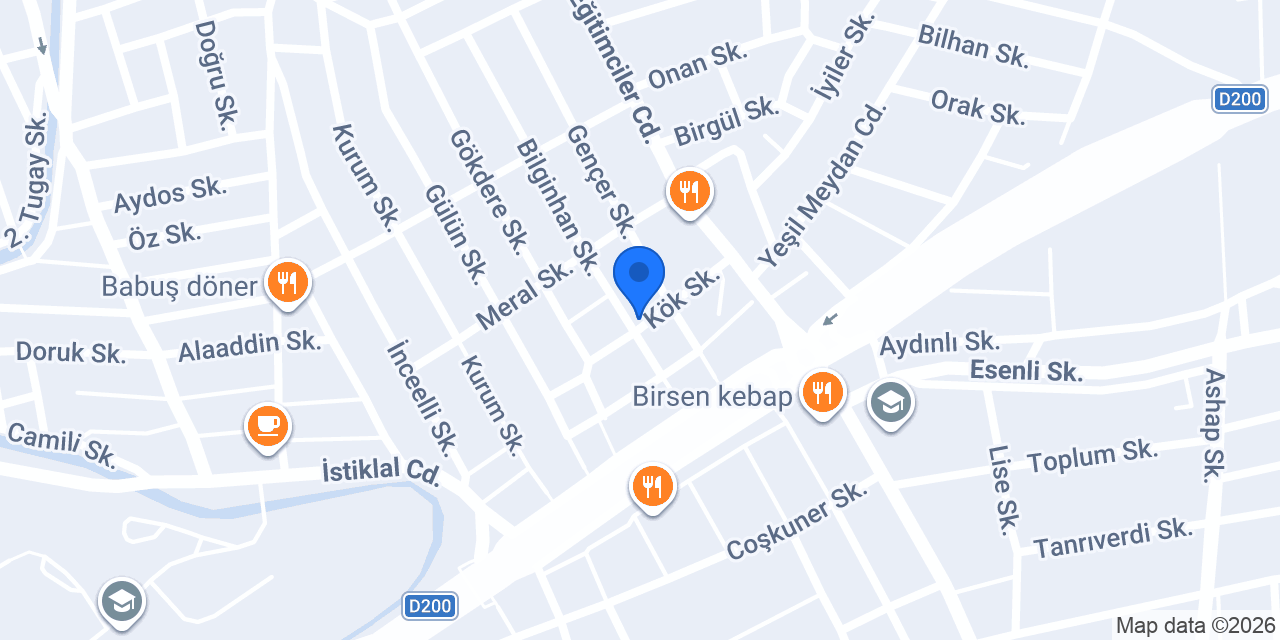 Ayyildiz Suit Sutluce konumu