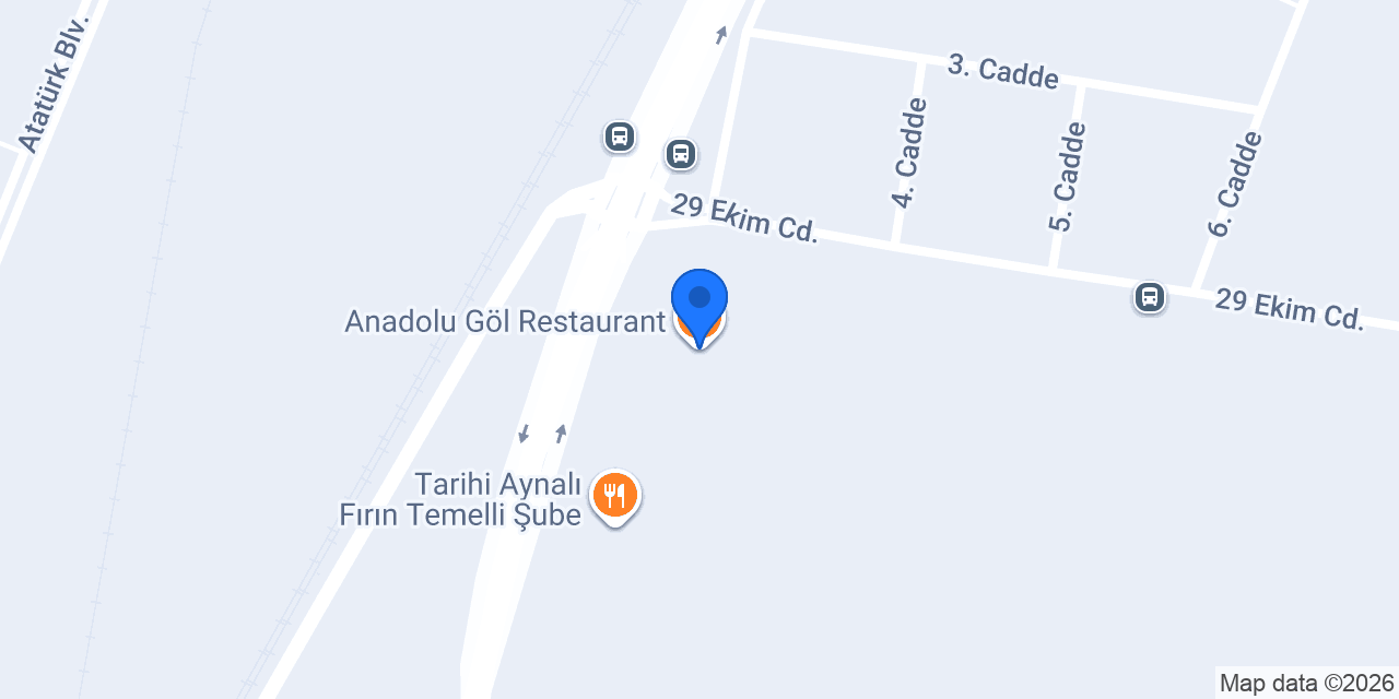Anadolu Göl Restaurant konumu