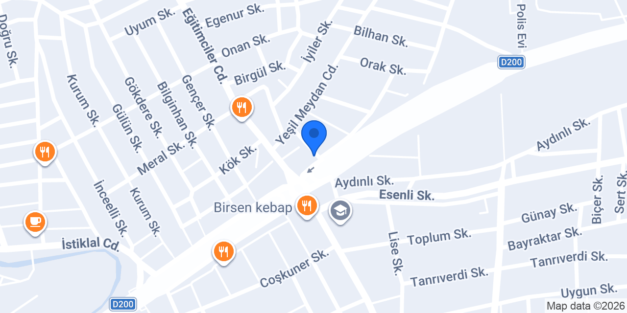 Sky Blue Rent A Car konumu