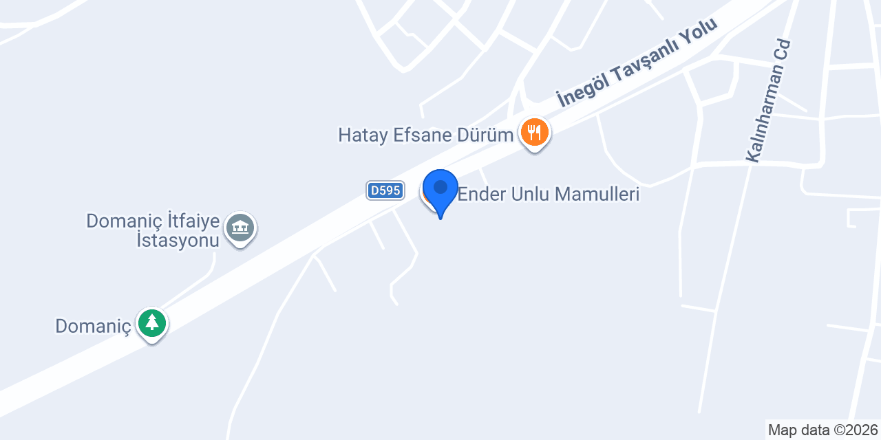 Ender Unlu Mamulleri konumu