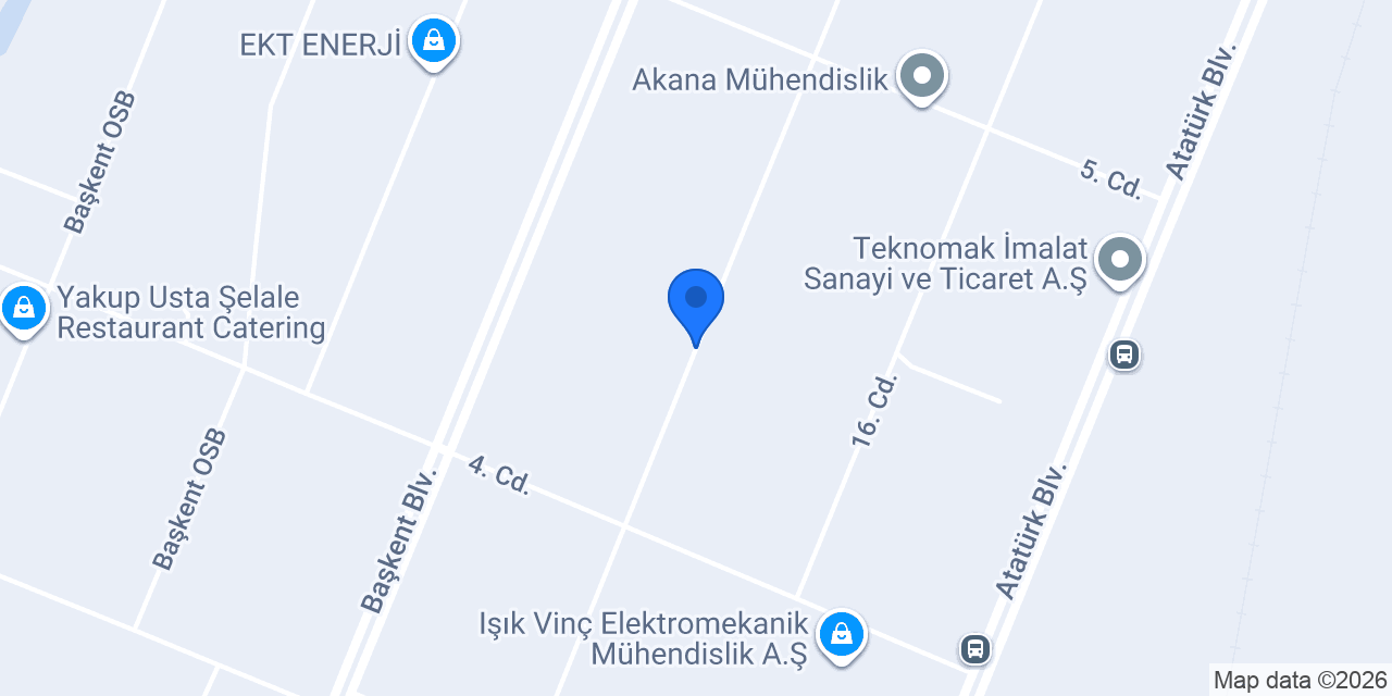 DAS Power Jeneratör konumu