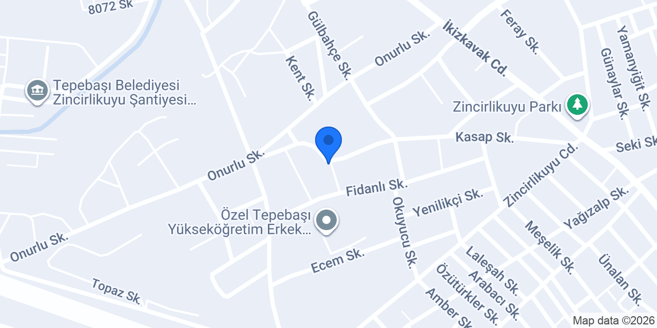 Eskişehir Gâlibî Dergâhı konumu
