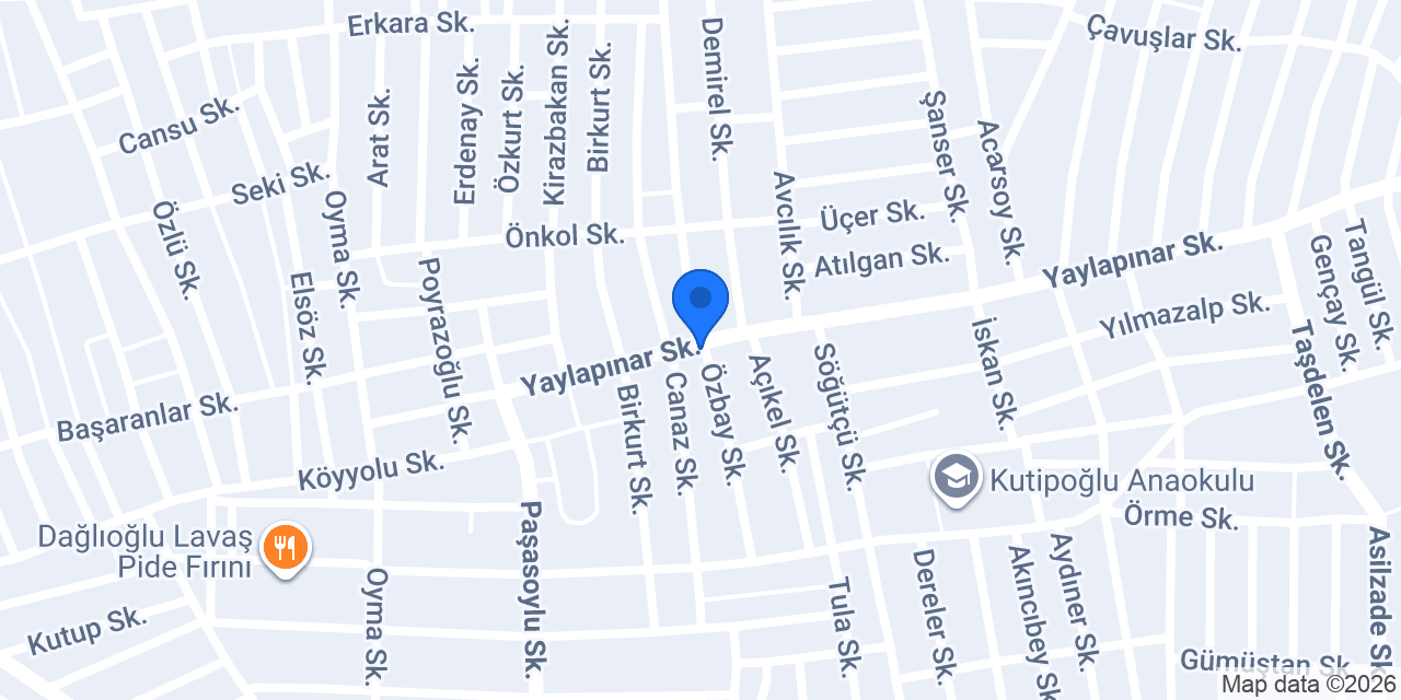 Tantuni'ci Ekrem Usta konumu