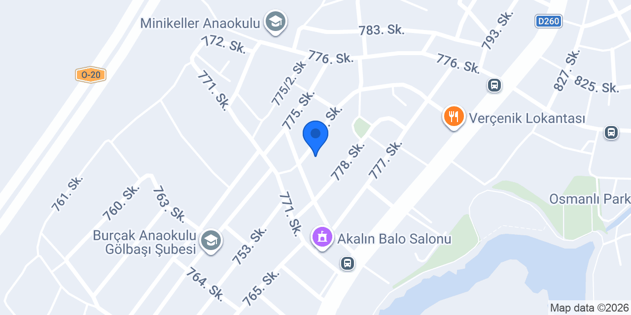 Kurtuba Mimarlık konumu