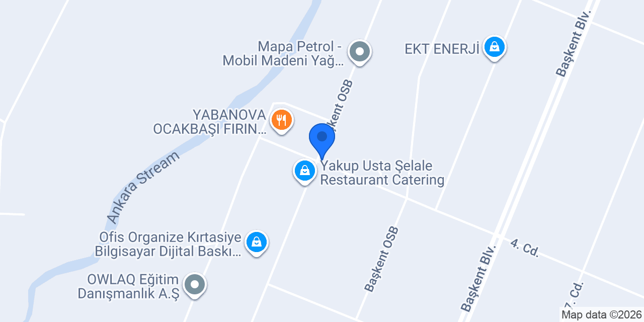 KARTALLAR GRUP BAŞKENT OSB konumu