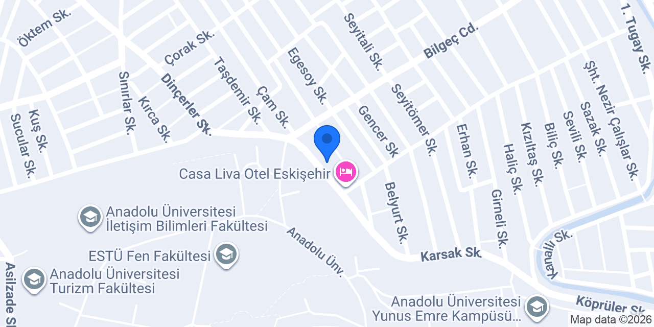 ESKİŞEHİR VETERİNER KLİNİĞİ konumu