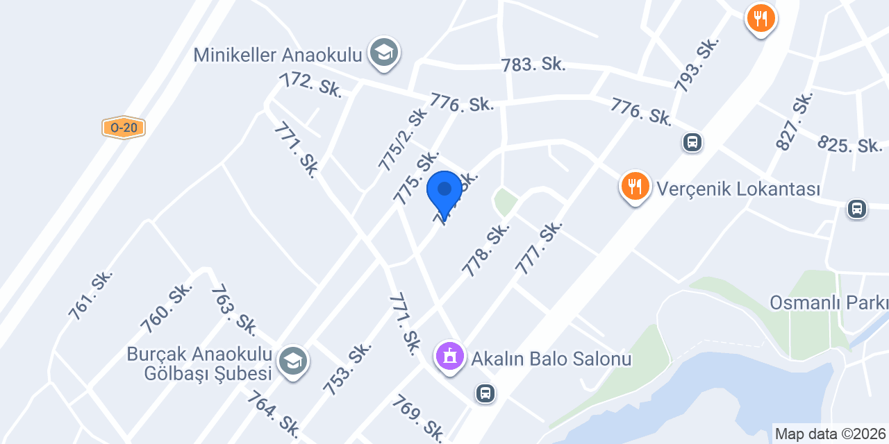 Gölbaşı Özkan Halı konumu