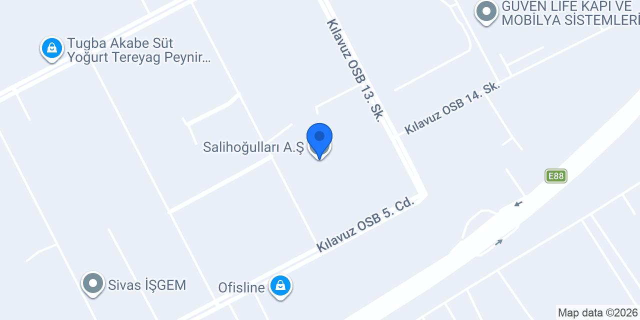 Salihoğulları A.Ş. konumu