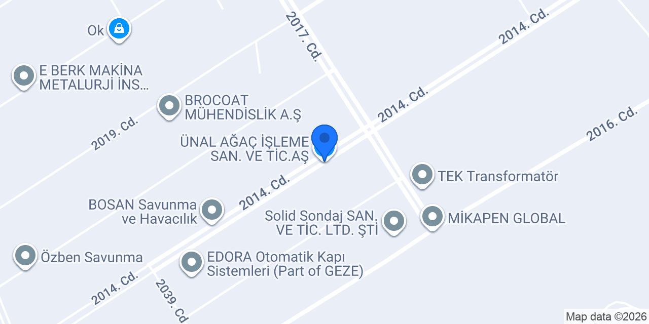 ÜNAL AĞAÇ İŞLEME SAN. VE TİC.AŞ. konumu