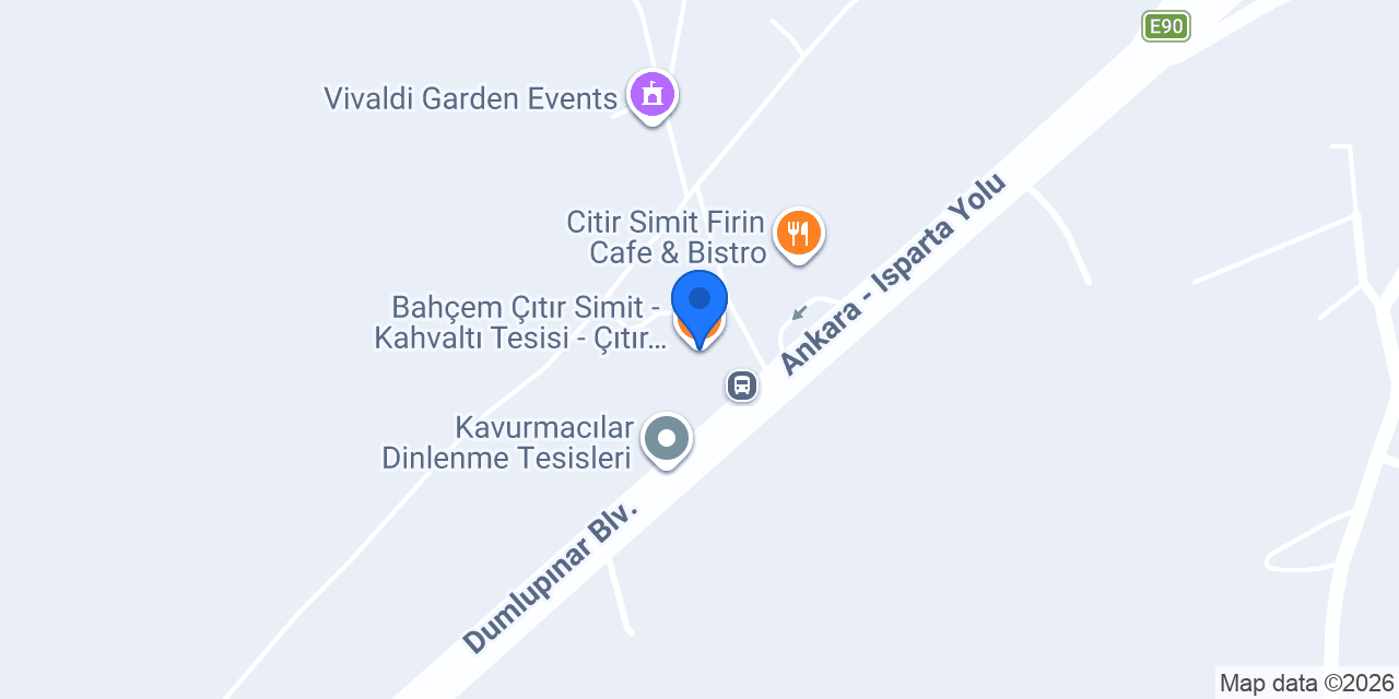 Bahçem Çıtır Simit - Kahvaltı Tesisi - Çıtır Sıcak Ankara Simidi konumu