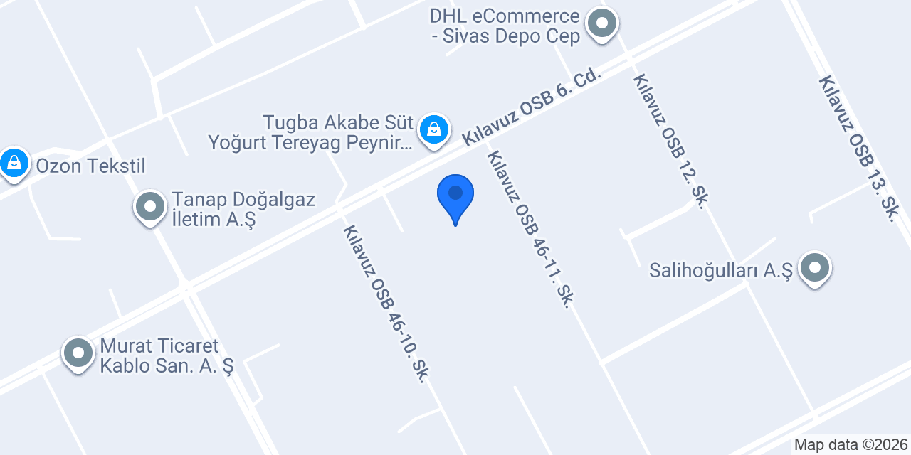 Hançerler Grup Ambalaj konumu