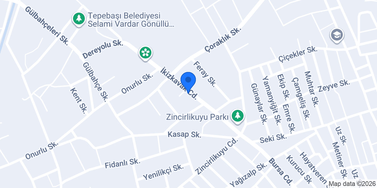 Tepebaşı Sürücü Kursları konumu