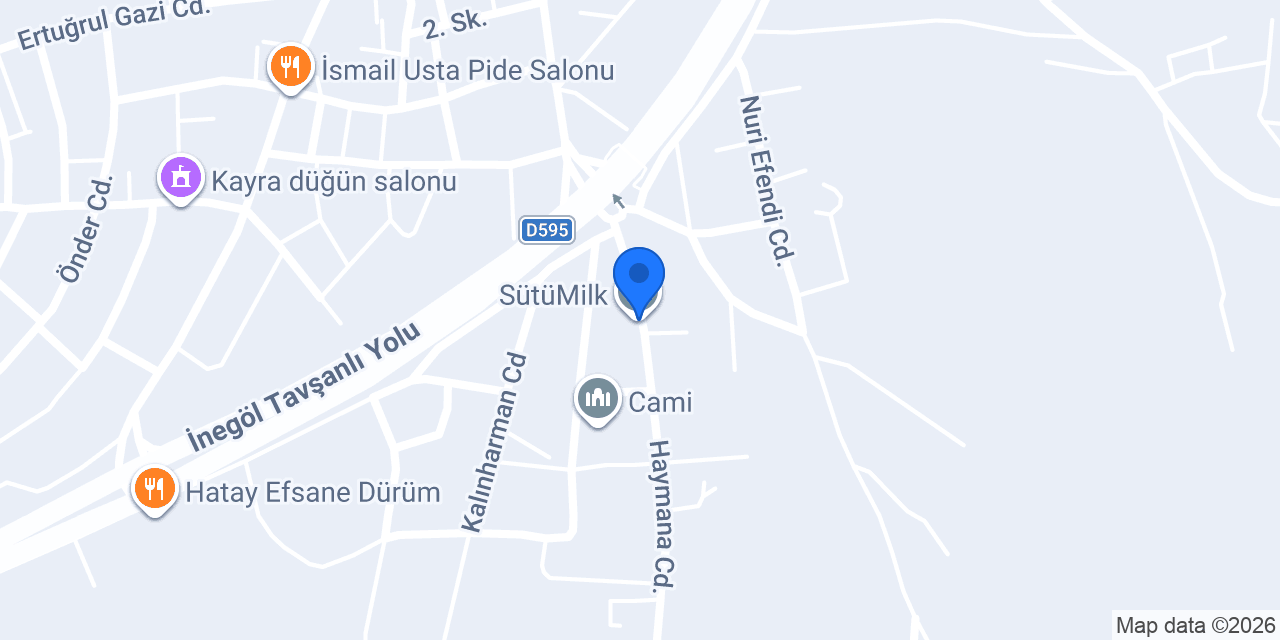 SütüMilk konumu